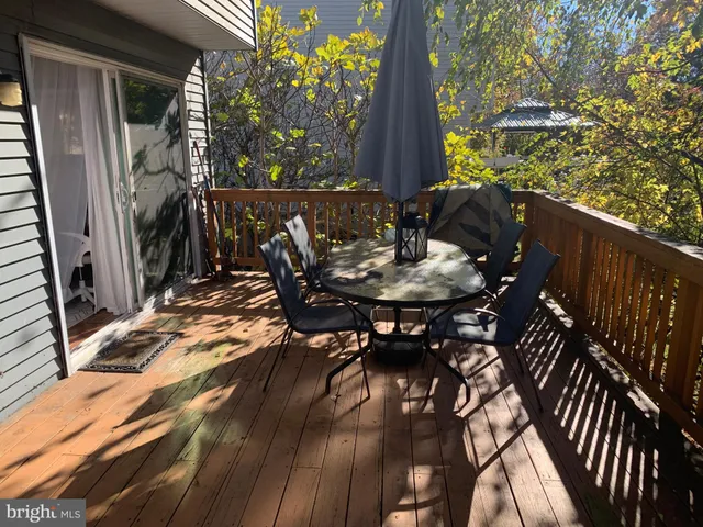 a view of an outdoor space with furniture