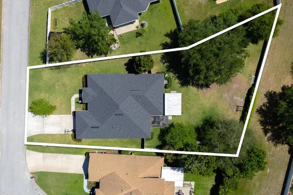 a view of outdoor space with seating