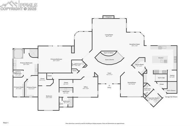 a picture of a floor plan