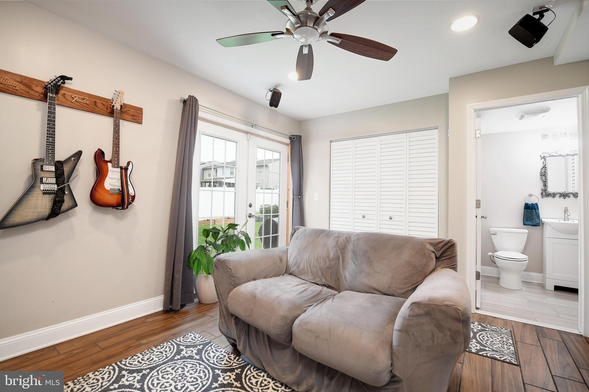 652 Hunting Fields Road Middle River, MD 21220 - Photo 8 of 32 Recessed lighting and double walk-out door