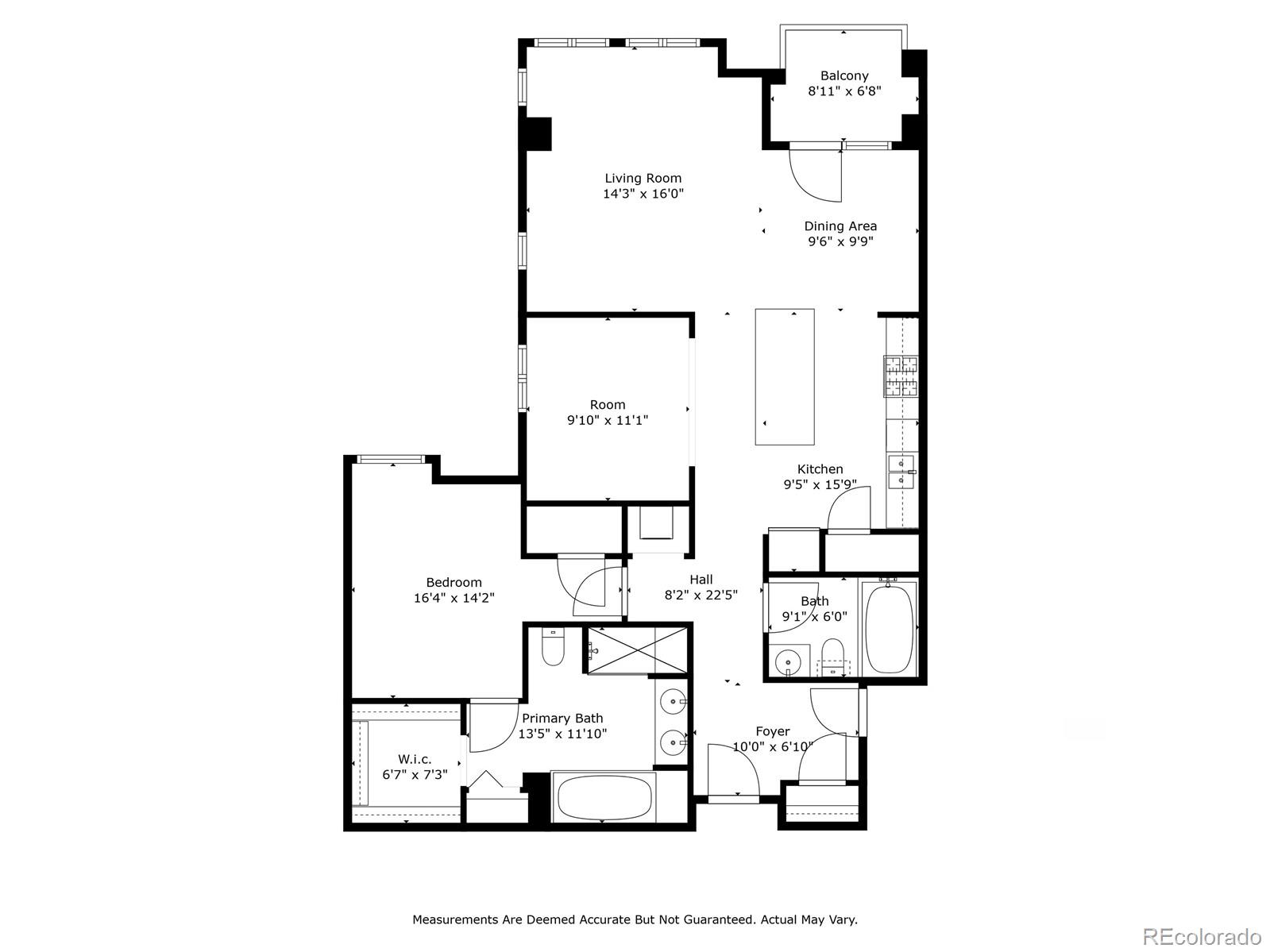 1631 Emerson Street, Unit 207 Denver, CO 80218 - Photo 32 of 32 a picture of a floor plan