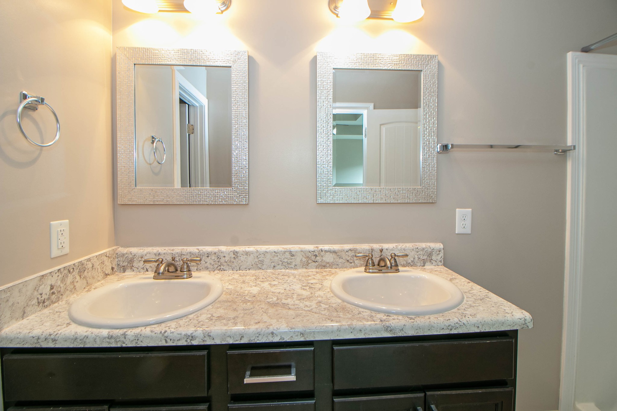 151 Ambridge Street Oak Grove, KY 42262 - Photo 16 of 30 a bathroom with granite countertop granite countertop a sink and a mirror
