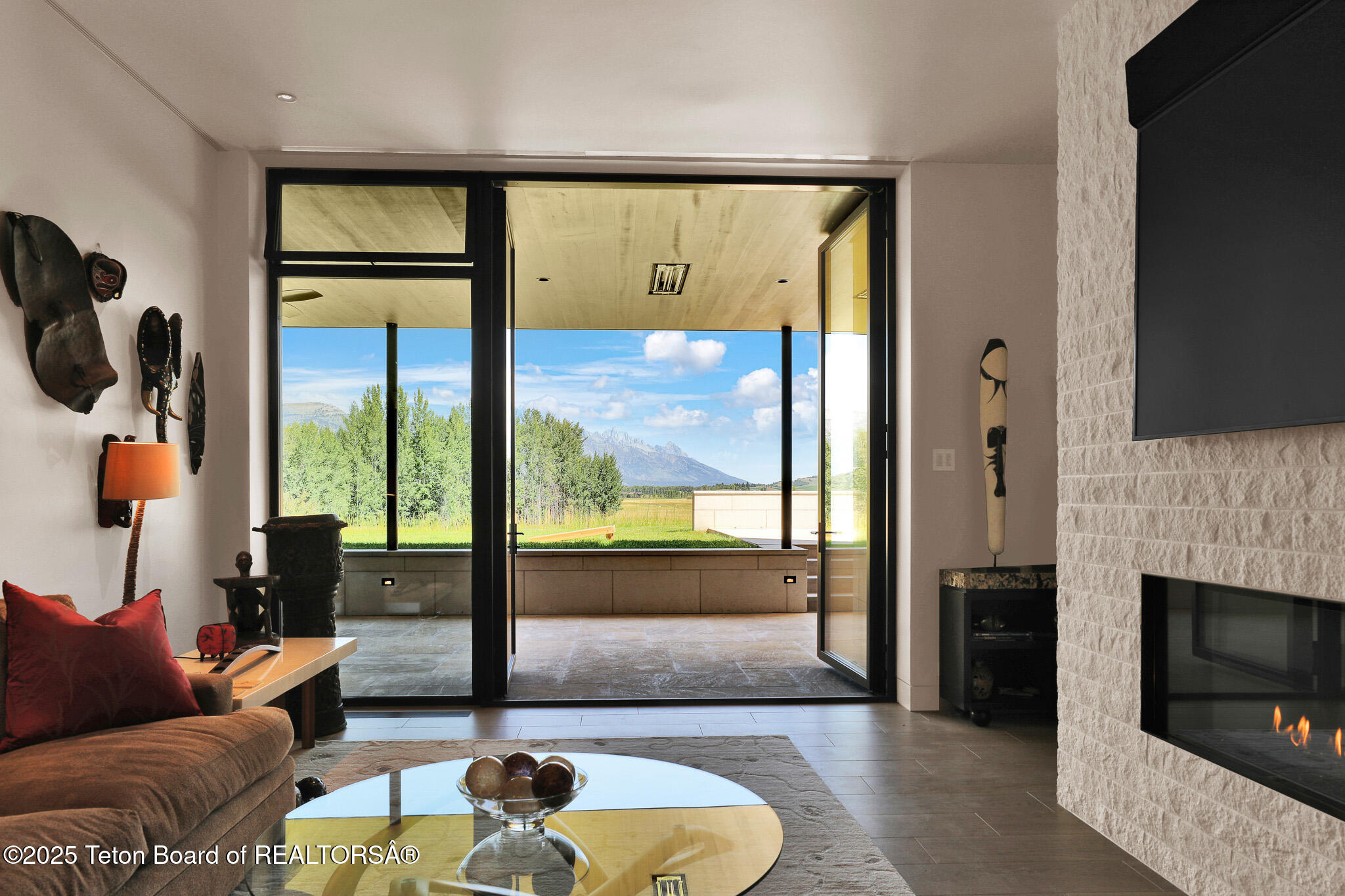 200 North W Ridge Road Jackson, WY 83001 - Photo 36 of 61 View from lower level game room