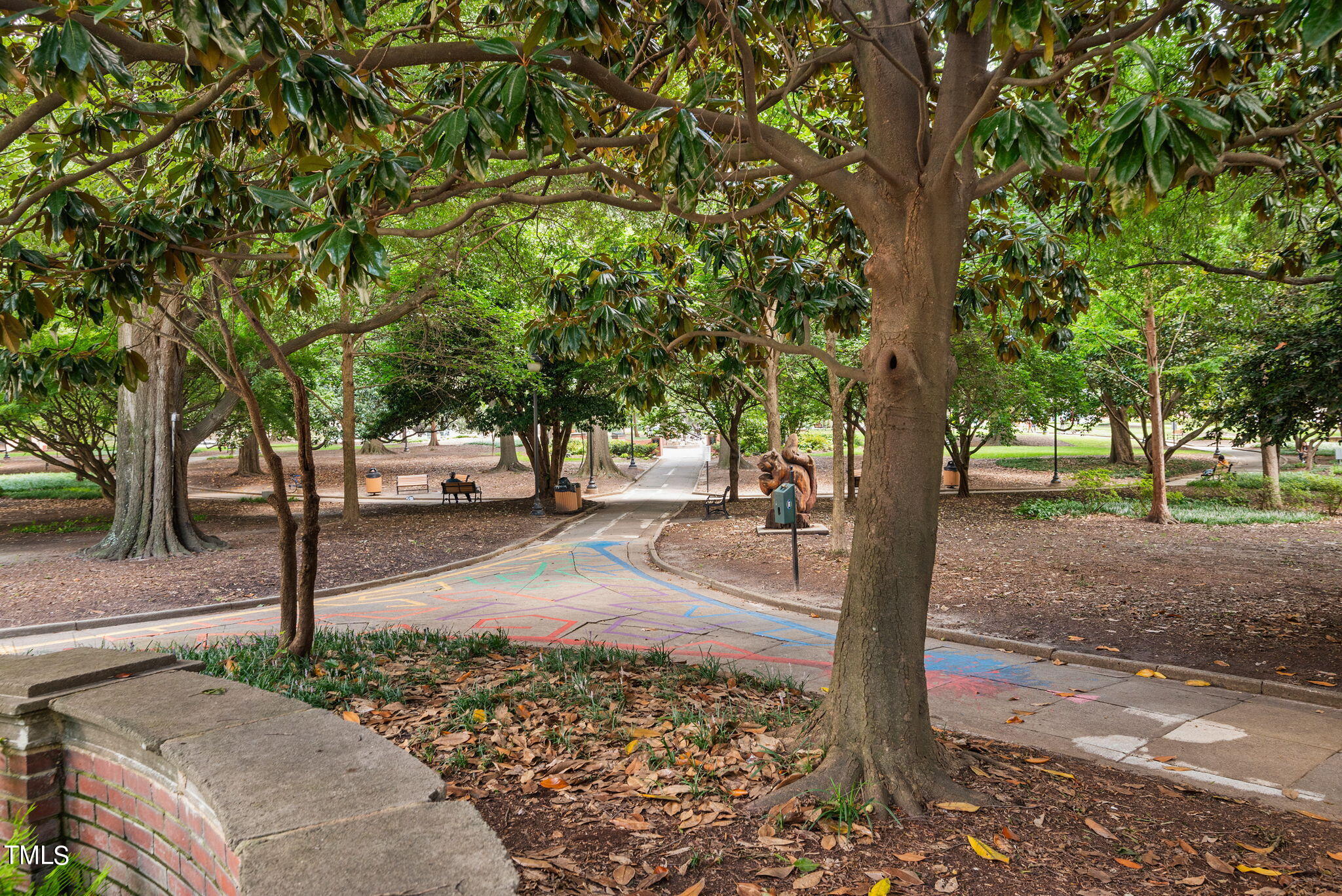 200 South Dawson Street, Unit 201 Raleigh, NC 27601 - Photo 36 of 39 a view of a tree in the middle of a yard