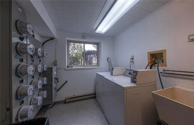 a room with storage and utility