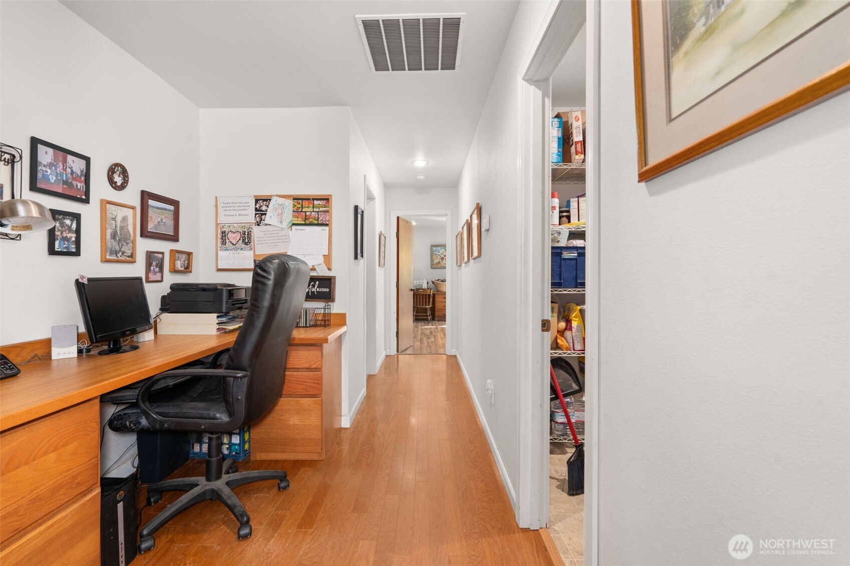 27 Otter Lane Elma, WA 98541 - Photo 16 of 31 a view of a workspace with furniture and a window