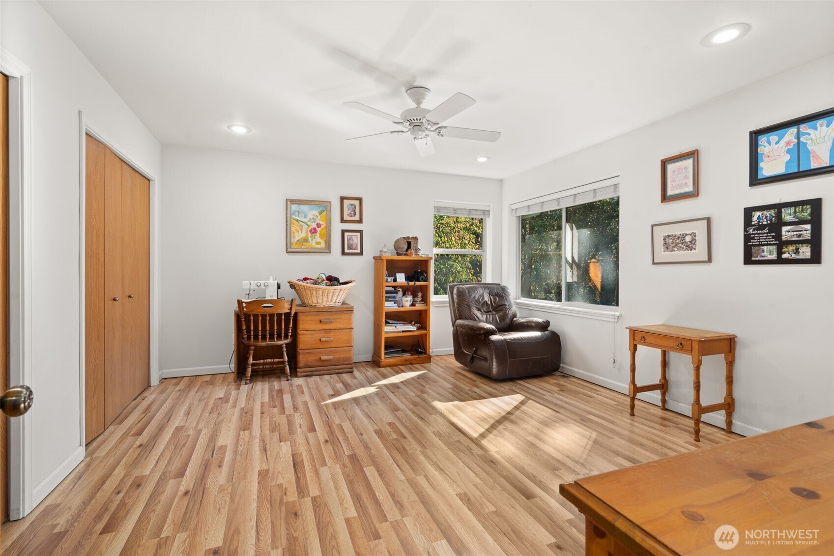 27 Otter Lane Elma, WA 98541 - Photo 19 of 31 a living room with furniture and a wooden floor