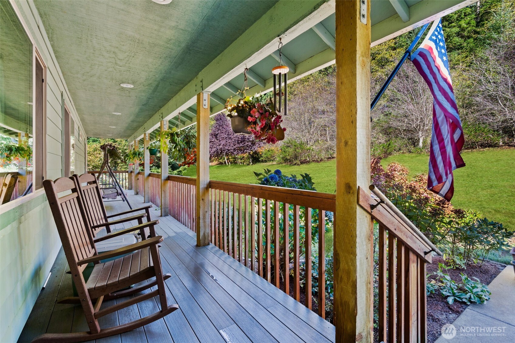 27 Otter Lane Elma, WA 98541 - Photo 4 of 31 a view of a two chairs in the balcony