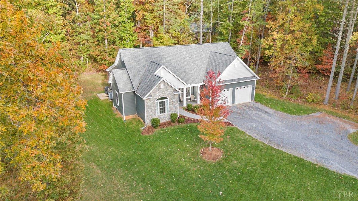 front view of house with a yard