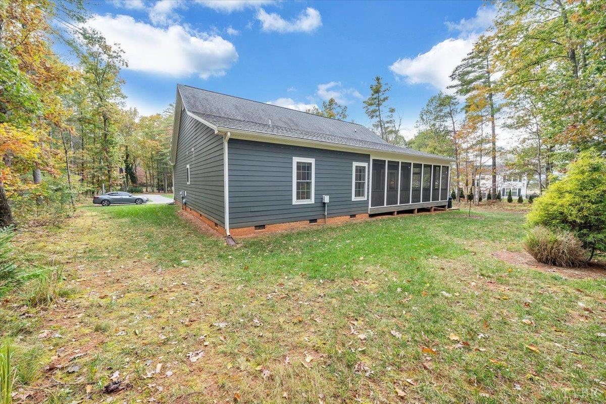 111 Otterview Road Forest, VA 24551 - Photo 38 of 55 a backyard of a house with lots of green space