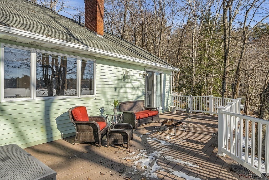 105 Secret Lake Road Phillipston, MA 01331 - Photo 36 of 42 a view of a two chairs in the roof deck