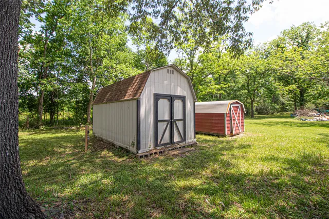 a house view with a outdoor space