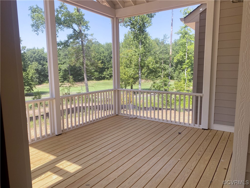 2263 Osborne Rdg Road Rockville, VA 23146 - Photo 8 of 22 a view of a wooden balcony with outdoor space