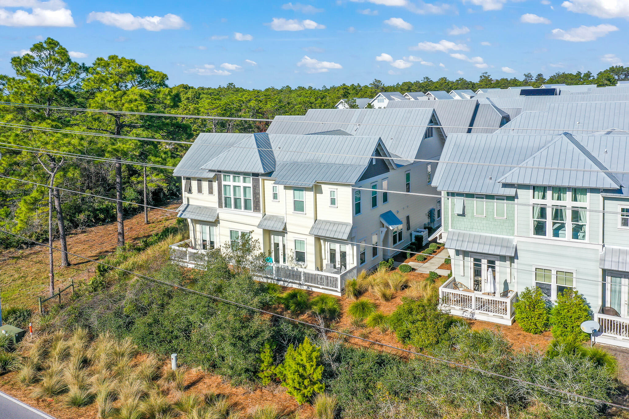 103 Milestone Dr Inlet Beach, Unit A Inlet Beach, FL 32461 - Photo 45 of 49 an aerial view of multiple house