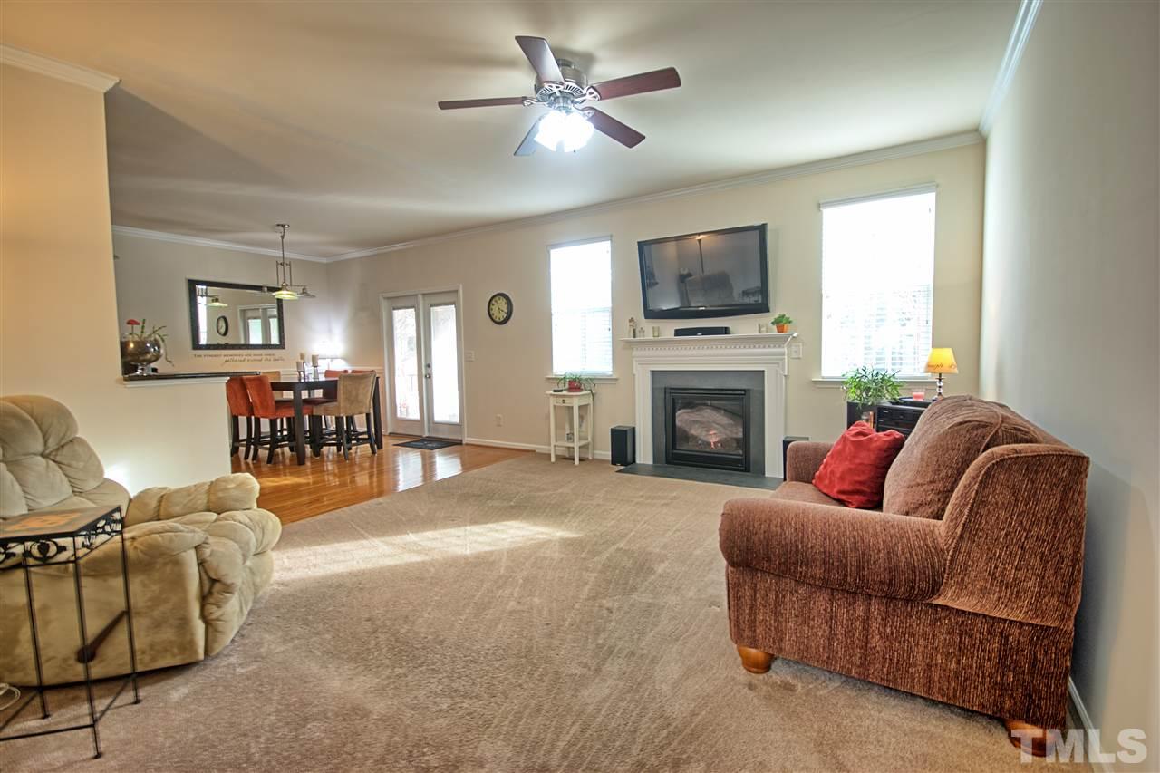 4904 Jelynn Street Raleigh, NC 27616 - Photo 25 of 25 Open Floor plan. Family Room with Gas Fireplace.