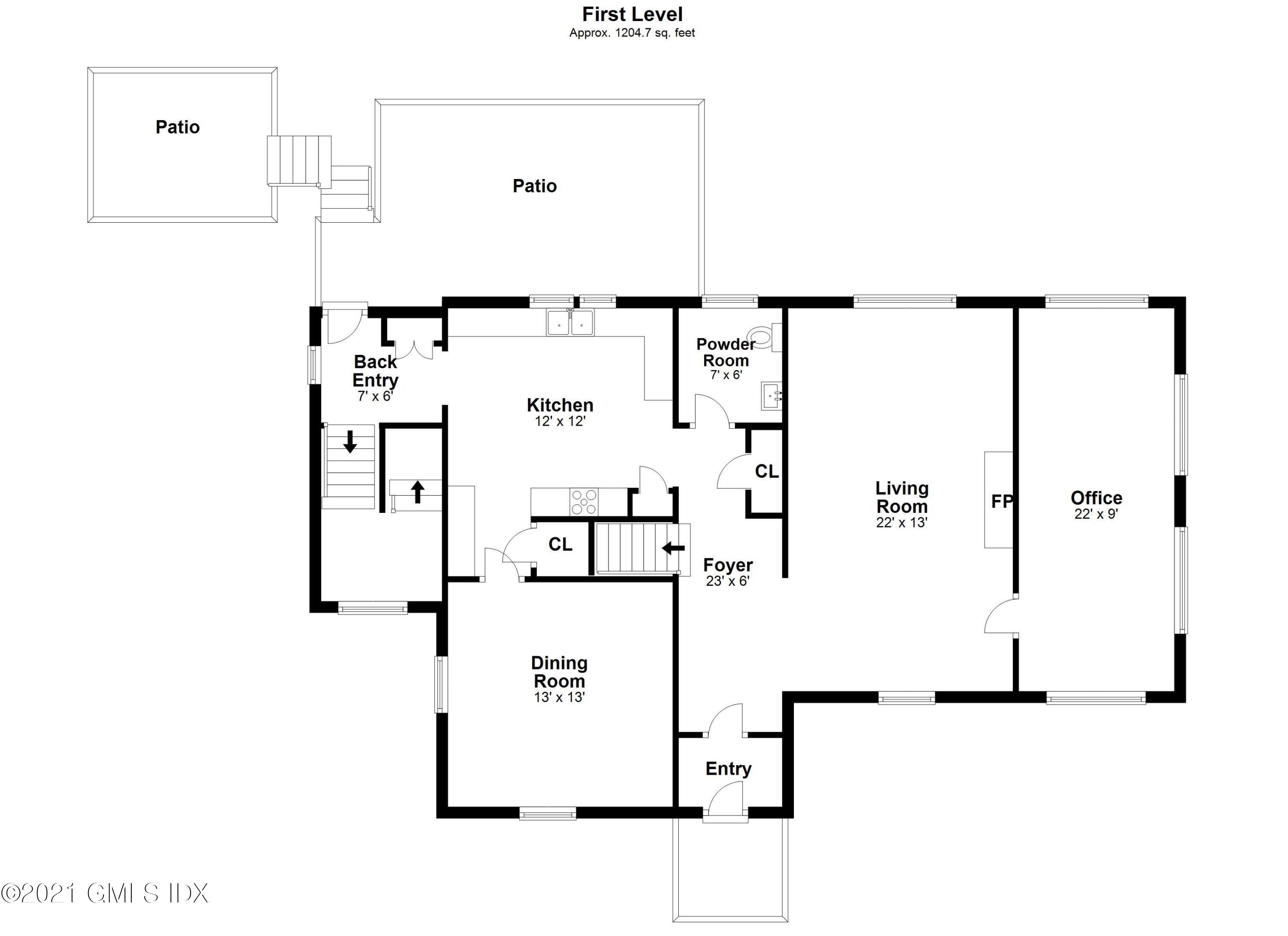 41 Butler Street Cos Cob, CT 06807 - Photo 31 of 33 a picture of a floor plan