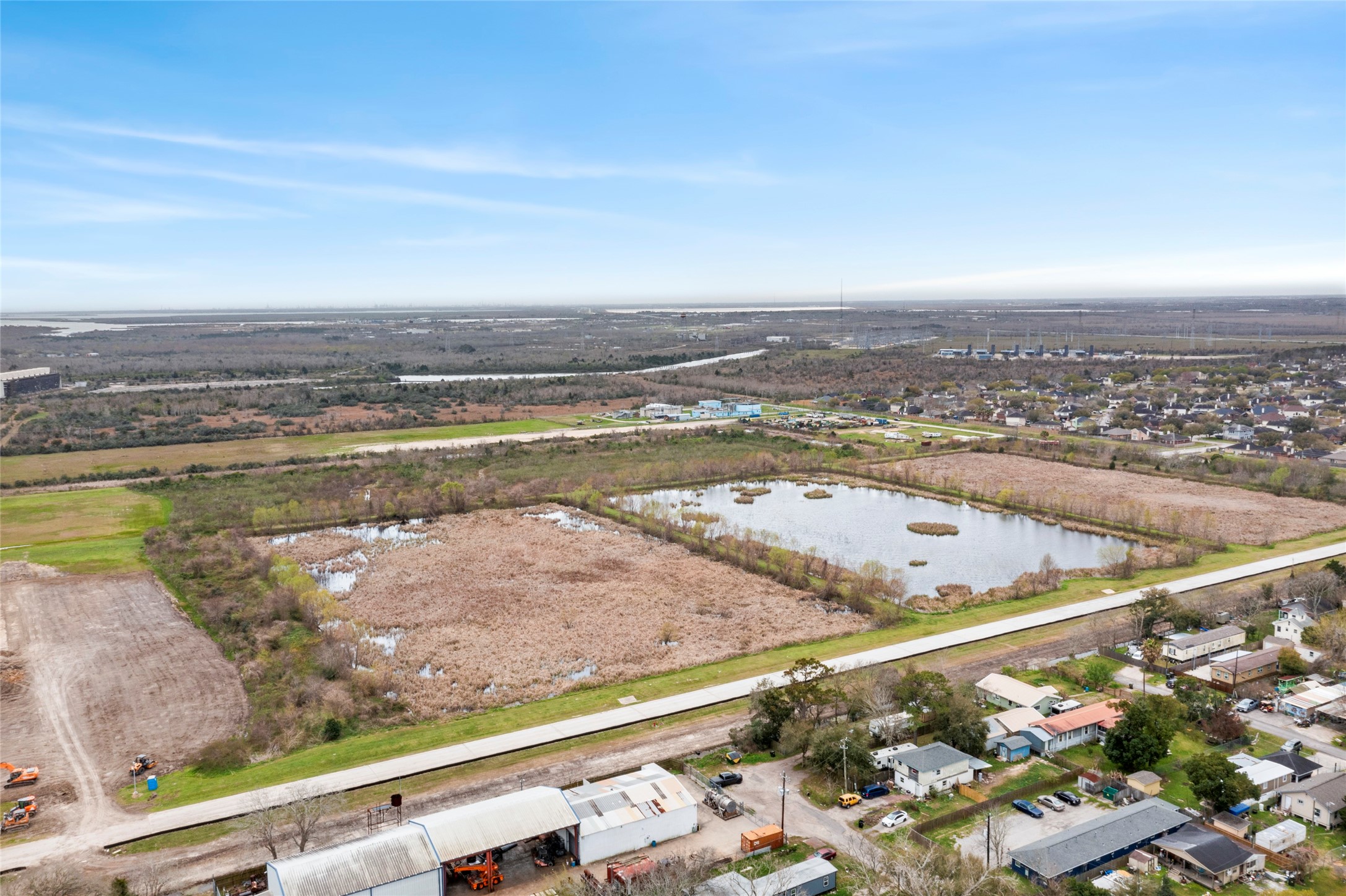 4835 10th Street Bacliff, TX 77518 - Photo 5 of 8 a view of an ocean and a city