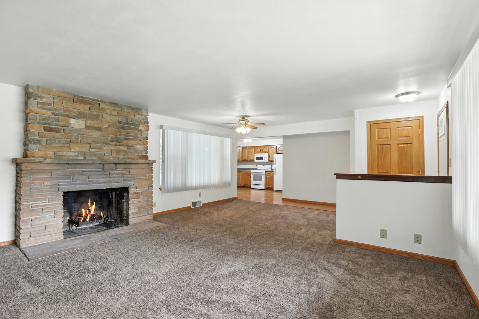 1401 20th Street Zion, IL 60099 - Photo 5 of 30 a view of empty room with a fireplace