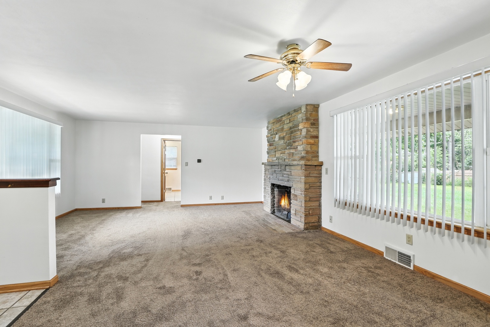 1401 20th Street Zion, IL 60099 - Photo 6 of 30 an empty room with fan and windows
