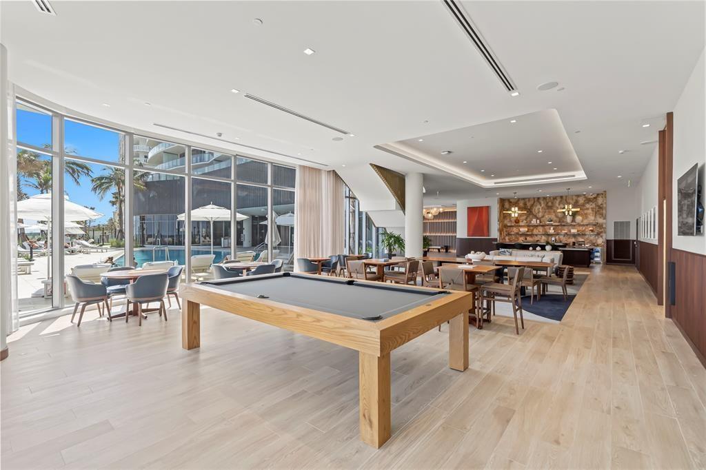 1116 North Ocean Boulevard, Unit 1606 Pompano Beach, FL 33062 - Photo 41 of 83 a view of a dining room with furniture window and outside view