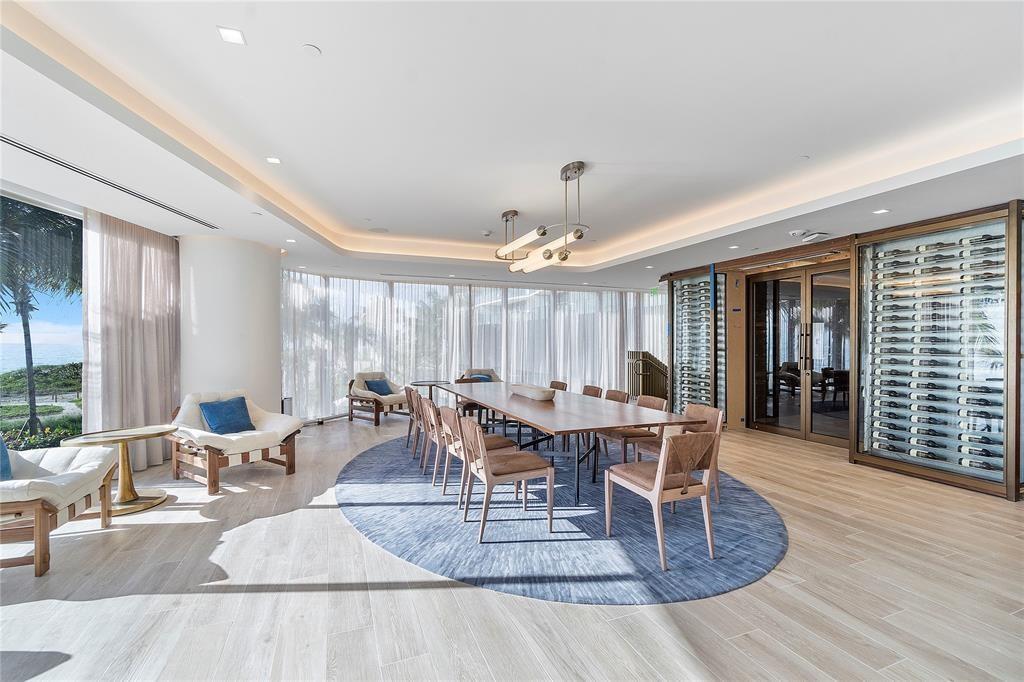 1116 North Ocean Boulevard, Unit 1606 Pompano Beach, FL 33062 - Photo 54 of 83 a living room with furniture a window and dining table