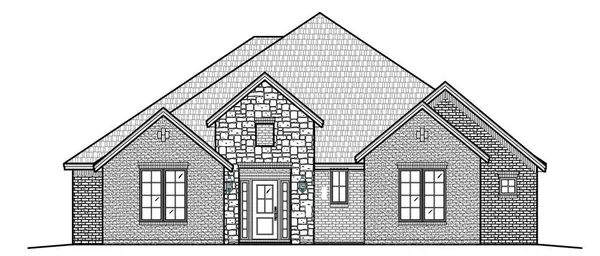 a view of wooden floor in front of house