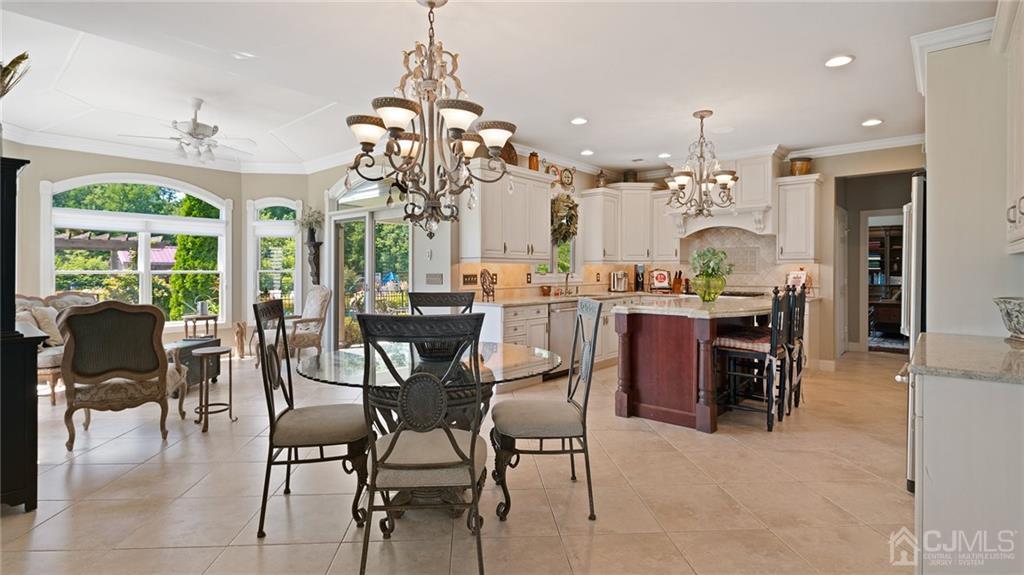 5 Daisy Court Skillman, NJ 08558 - Photo 20 of 50 a view of a dining room with furniture window and outside view