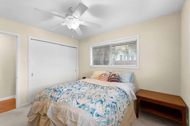 a view of backyard with garden