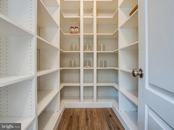 a view of a walk in closet