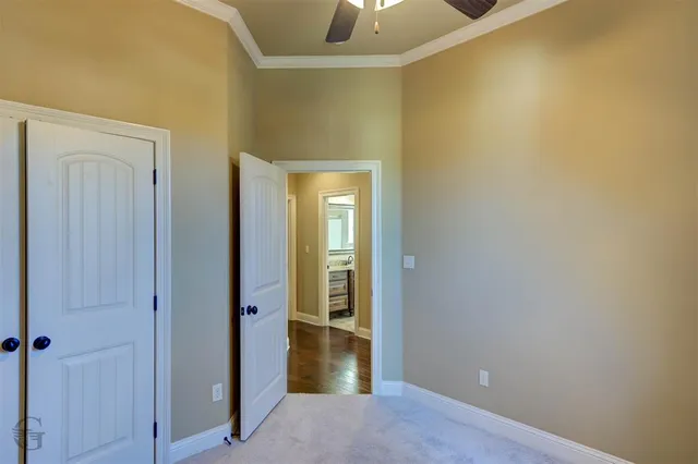 a view of an empty room