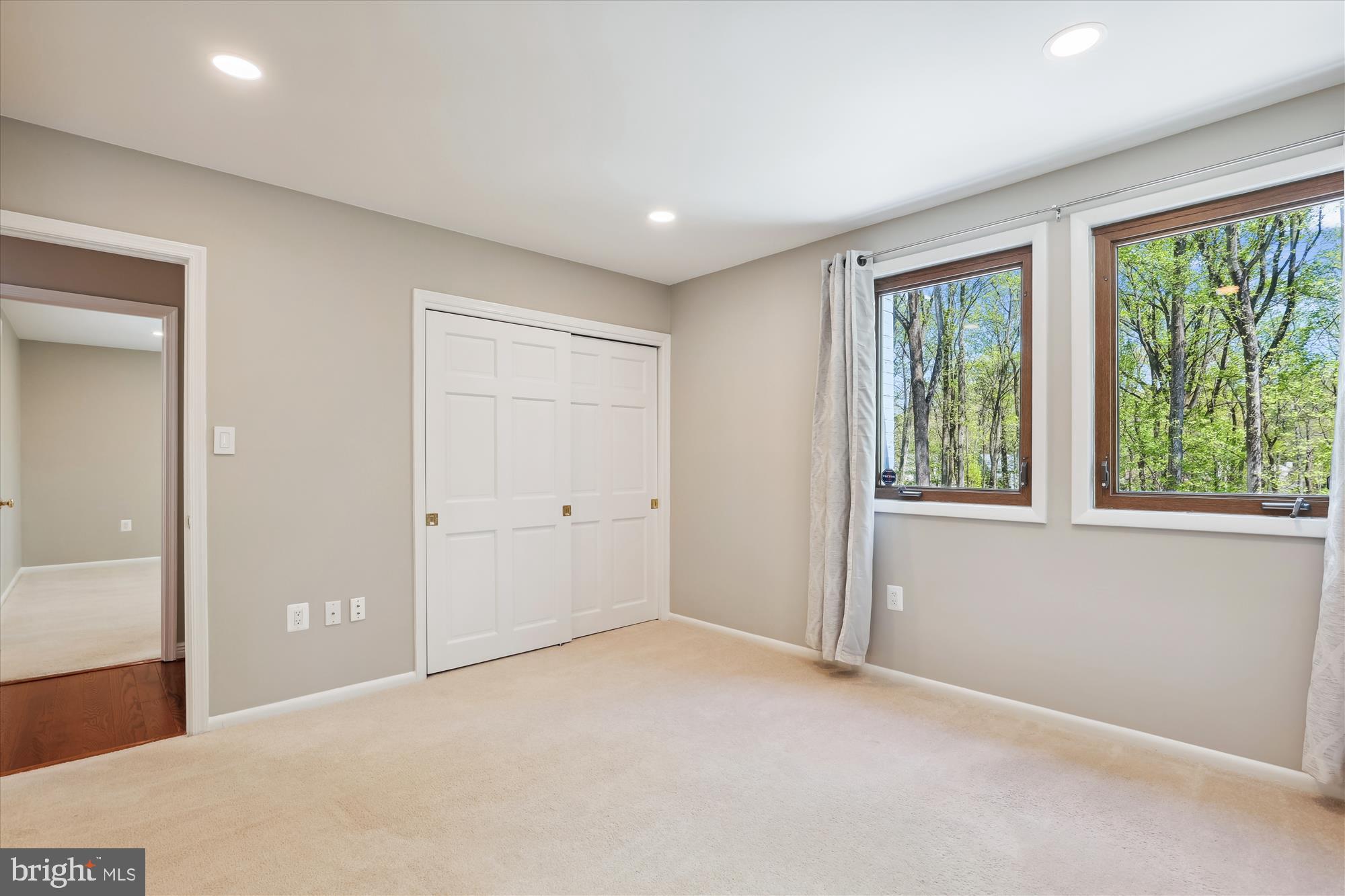 11805 Blue Spruce Road Reston, VA 20191 - Photo 25 of 48 Bedroom 2 with view of woods