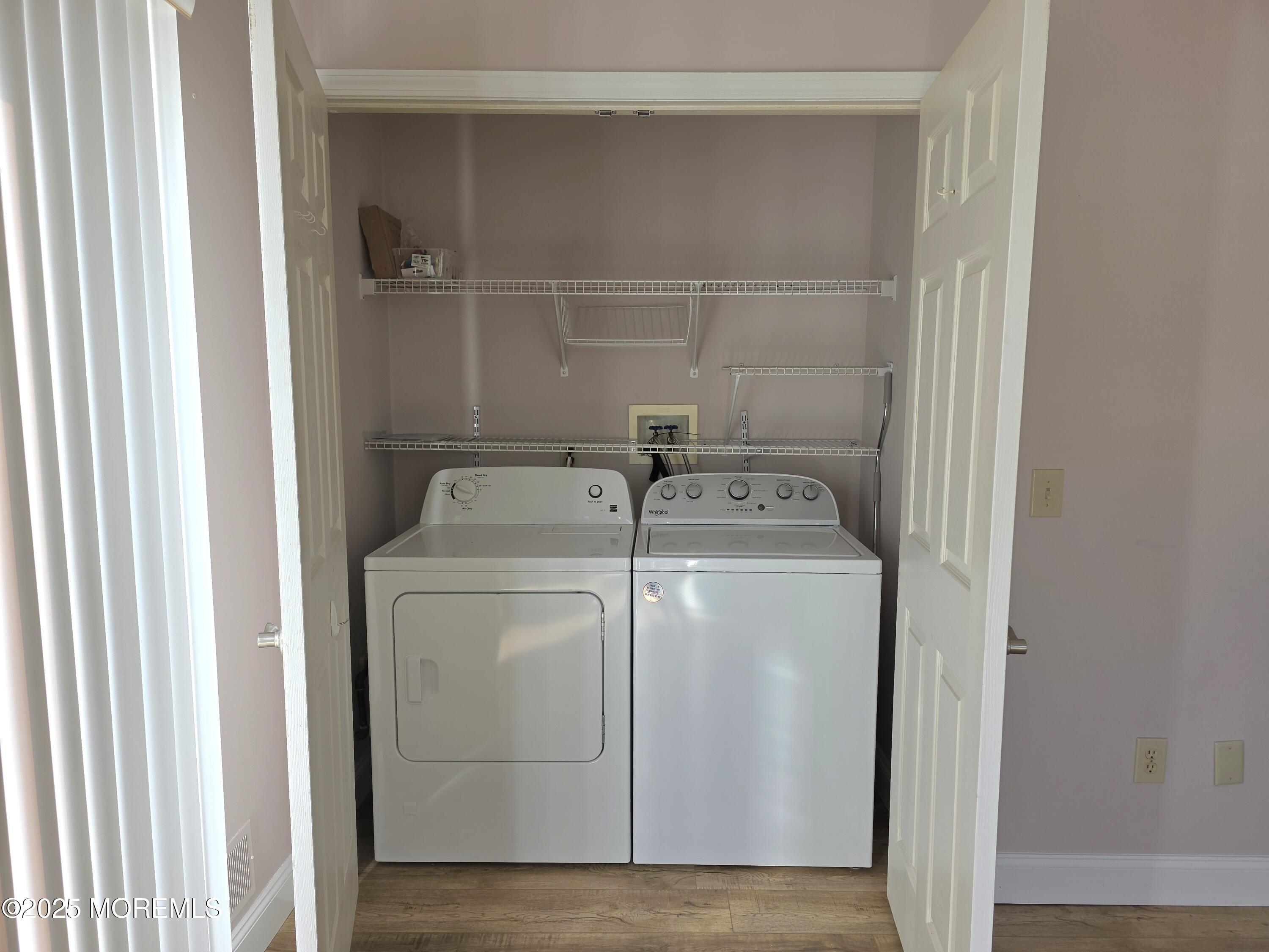 61 Sandpiper Road Barnegat, NJ 08005 - Photo 12 of 44 a utility room with dryer and washer