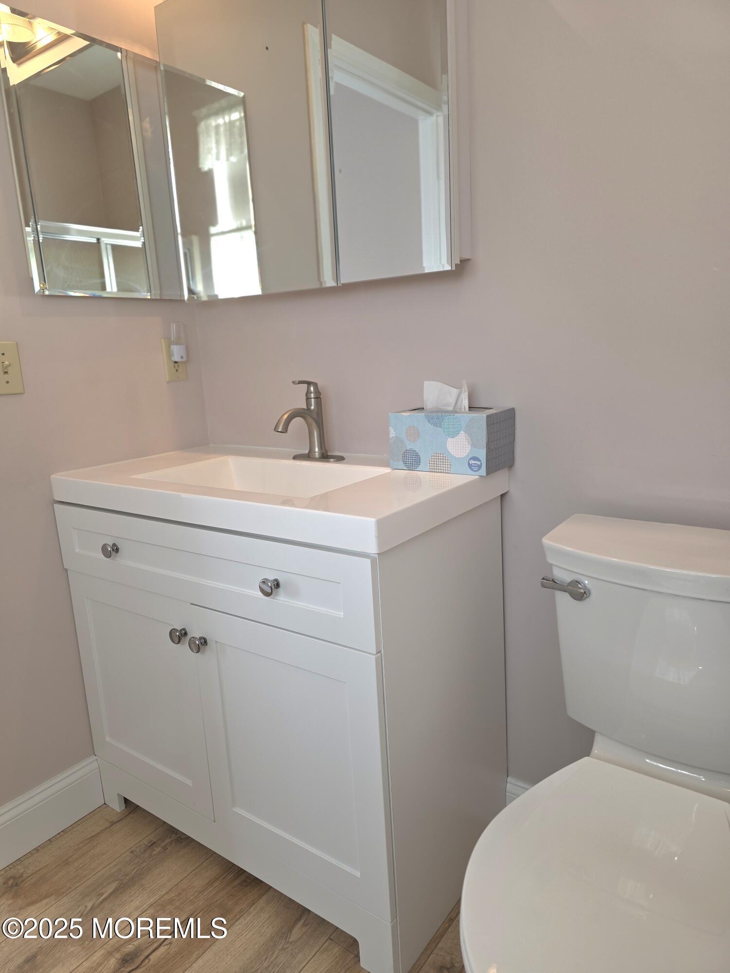 61 Sandpiper Road Barnegat, NJ 08005 - Photo 32 of 44 a view of bathroom with a sink and a toilet