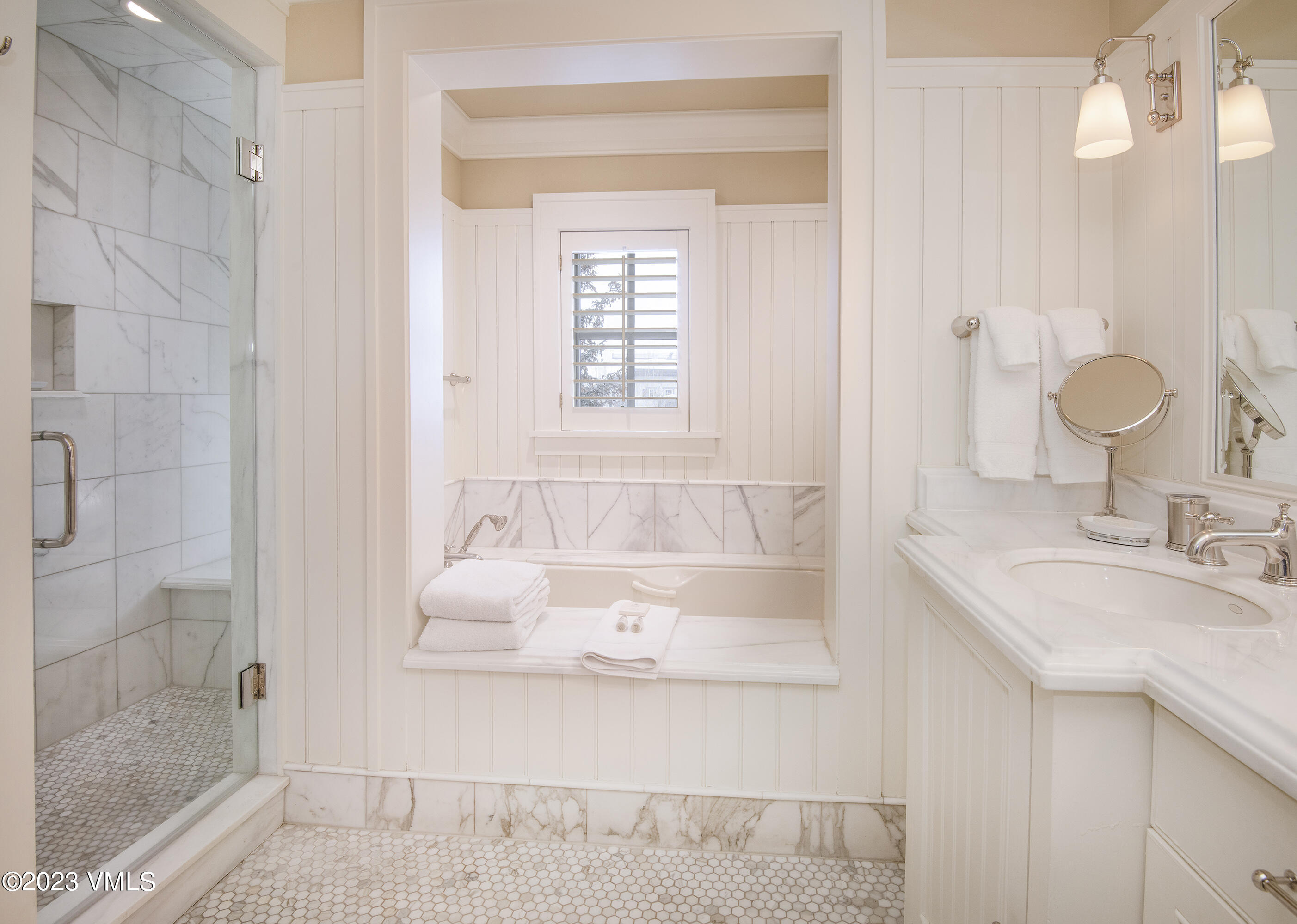 1 Willow Bridge Road, Unit 31A Vail, CO 81657 - Photo 21 of 49 a bathroom with a granite countertop sink a toilet and shower