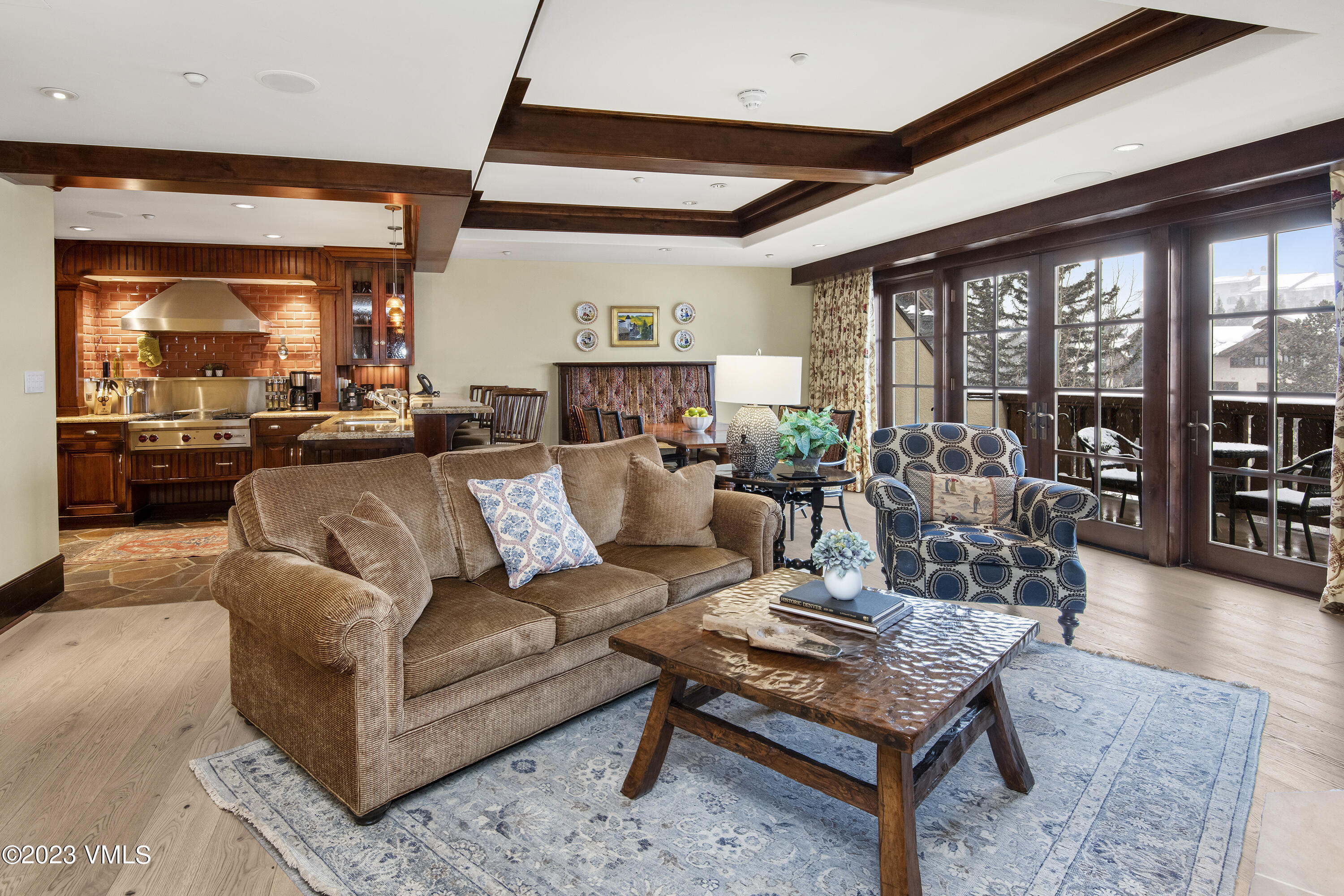 1 Willow Bridge Road, Unit 31A Vail, CO 81657 - Photo 49 of 49 a living room with furniture and a large window