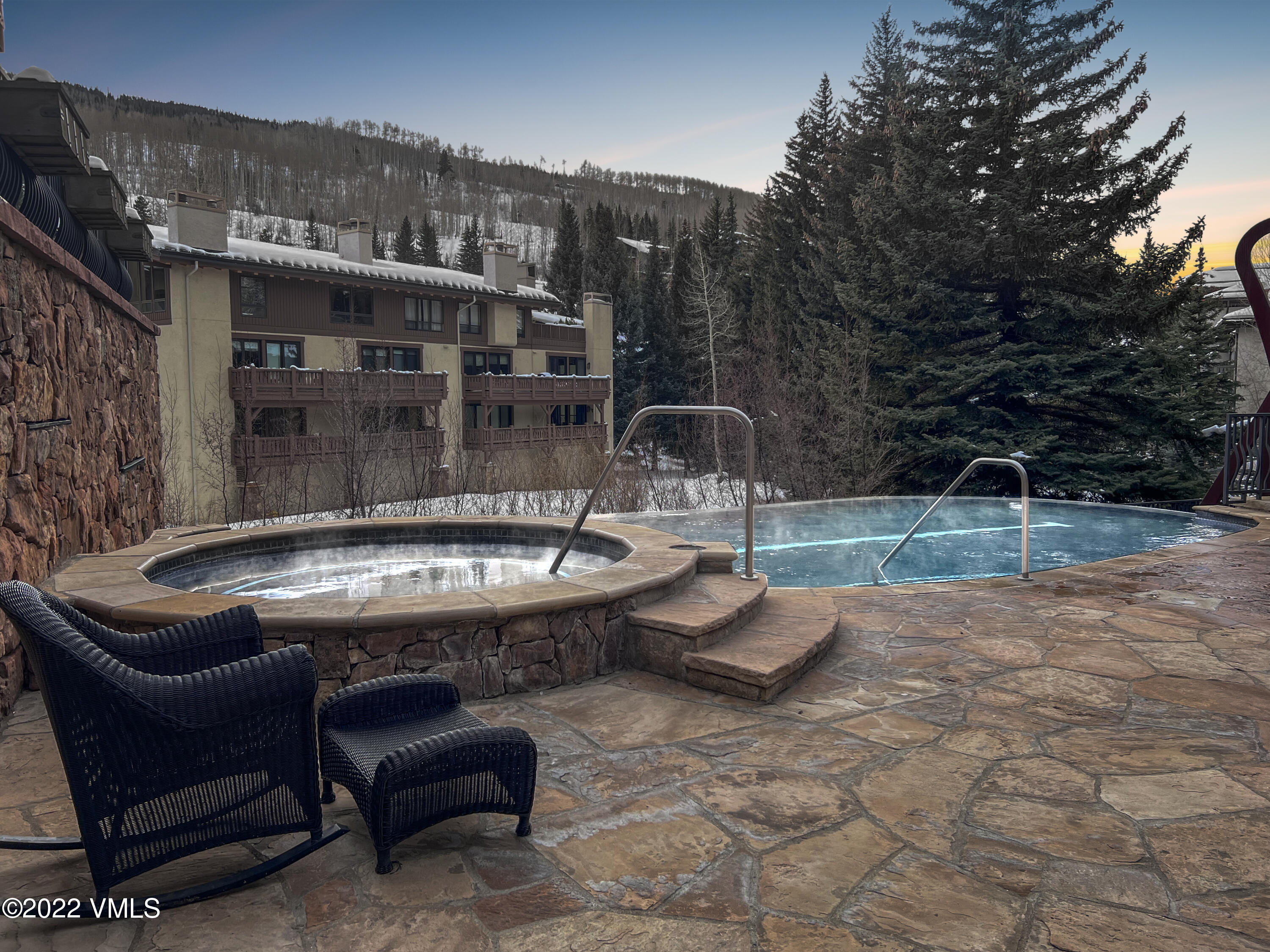 1 Willow Bridge Road, Unit 31A Vail, CO 81657 - Photo 38 of 49 a view of swimming pool with seating space