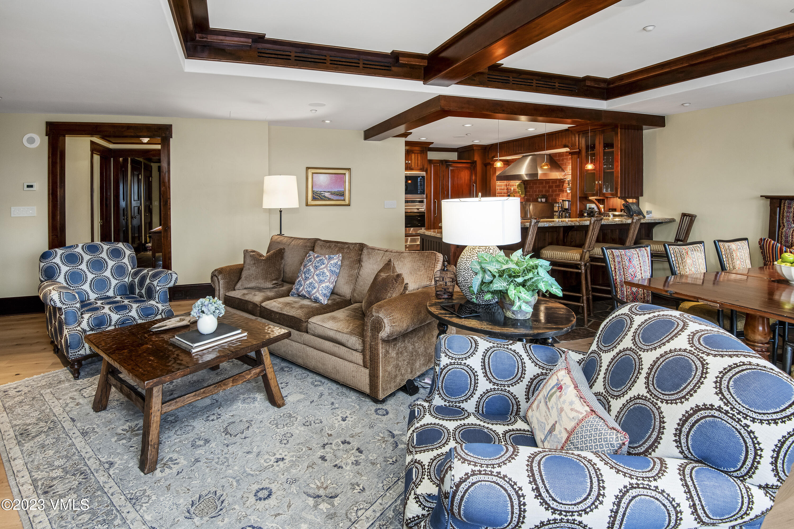 1 Willow Bridge Road, Unit 31A Vail, CO 81657 - Photo 4 of 49 a living room with furniture and a rug