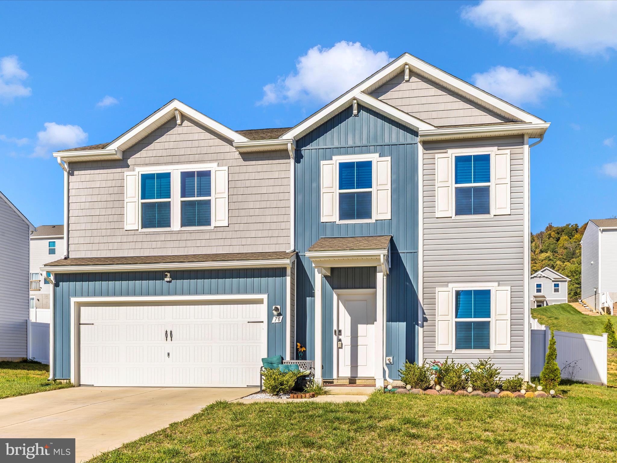 76 Diving Scaup Road Hedgesville, WV 25427 - Photo 37 of 41 a front view of a house with a yard