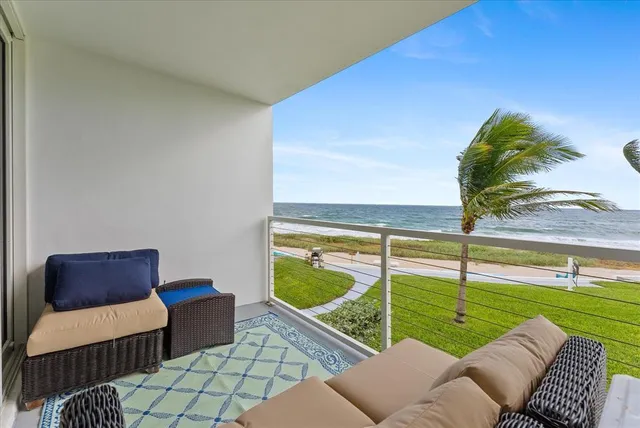 a view of an ocean and beach
