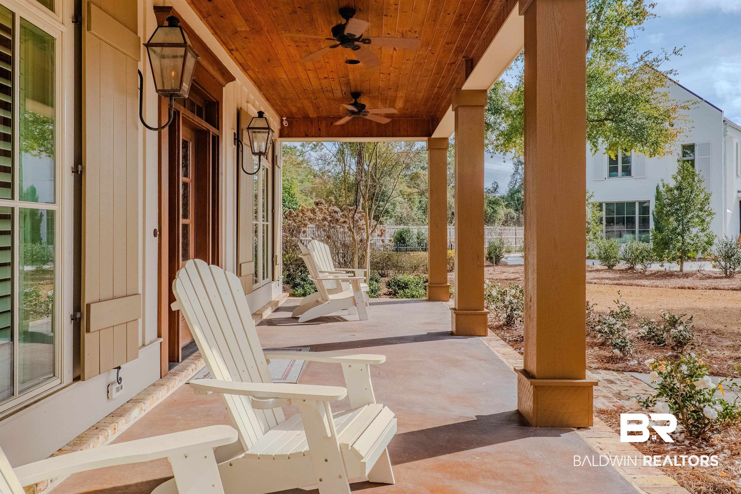 708 Manning Place Fairhope, AL 36532 - Photo 57 of 58 View of patio / terrace featuring a porch and ceiling fan