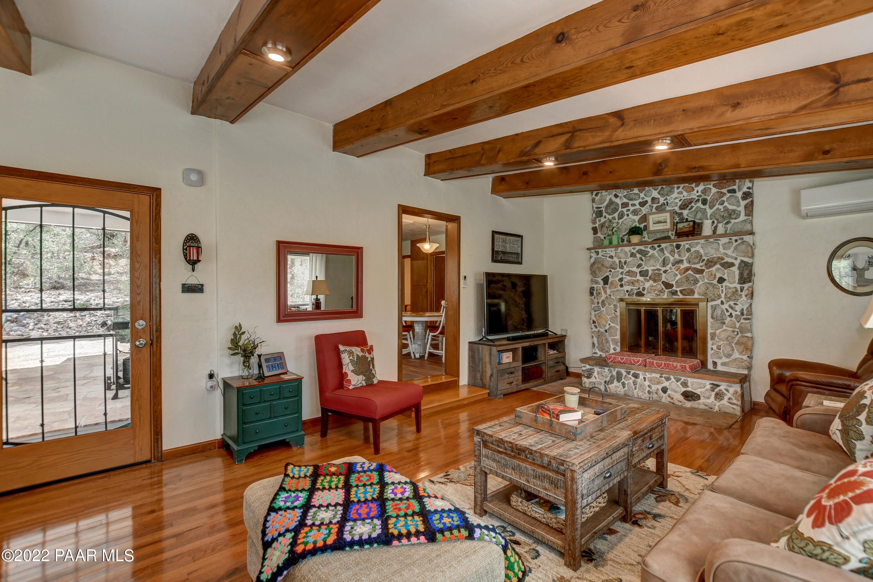 4939 South Kaibab Road Prescott, AZ 86303 - Photo 29 of 56 Fireplace and patio access