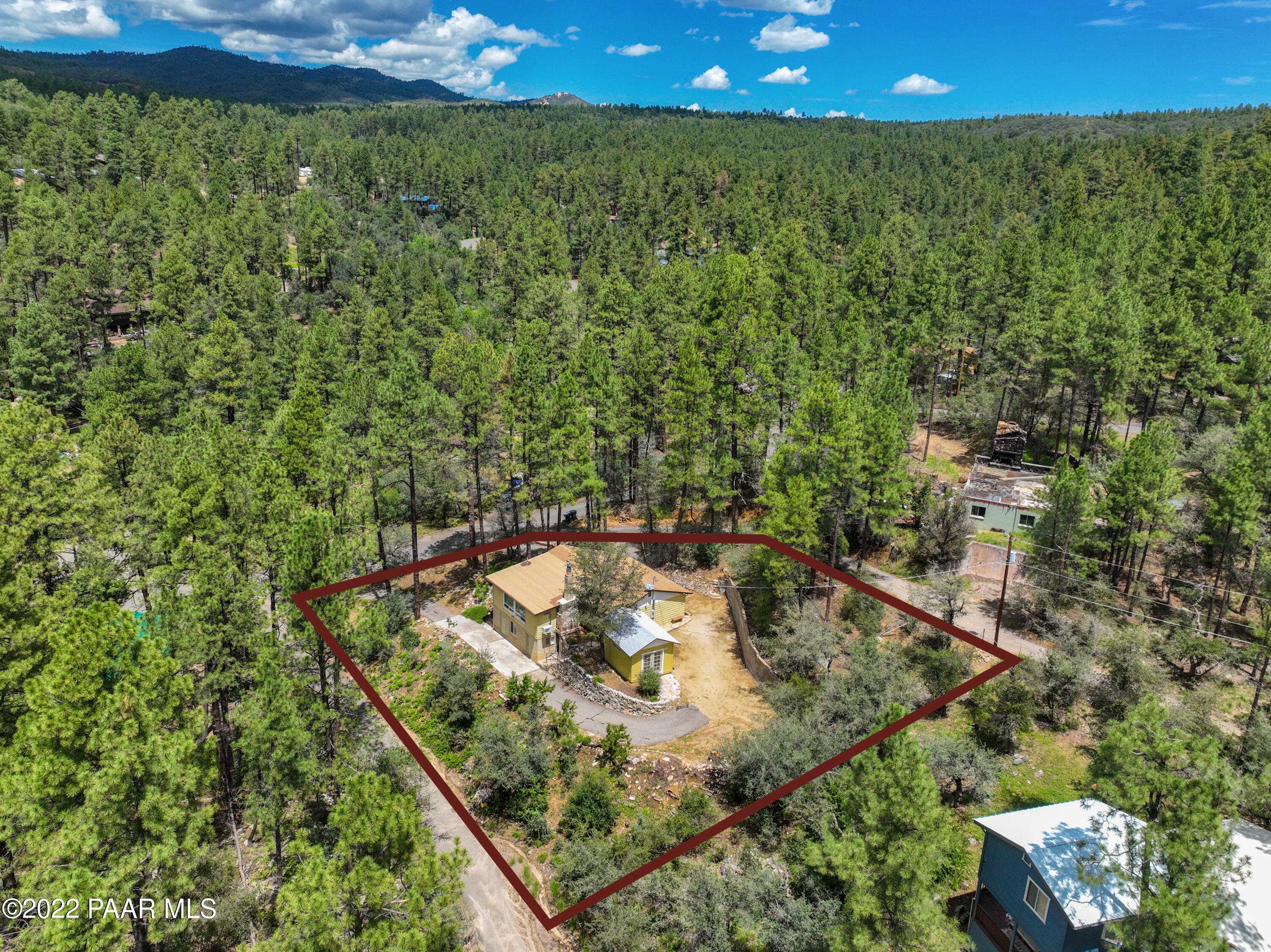 4939 South Kaibab Road Prescott, AZ 86303 - Photo 47 of 56 Back aerial view