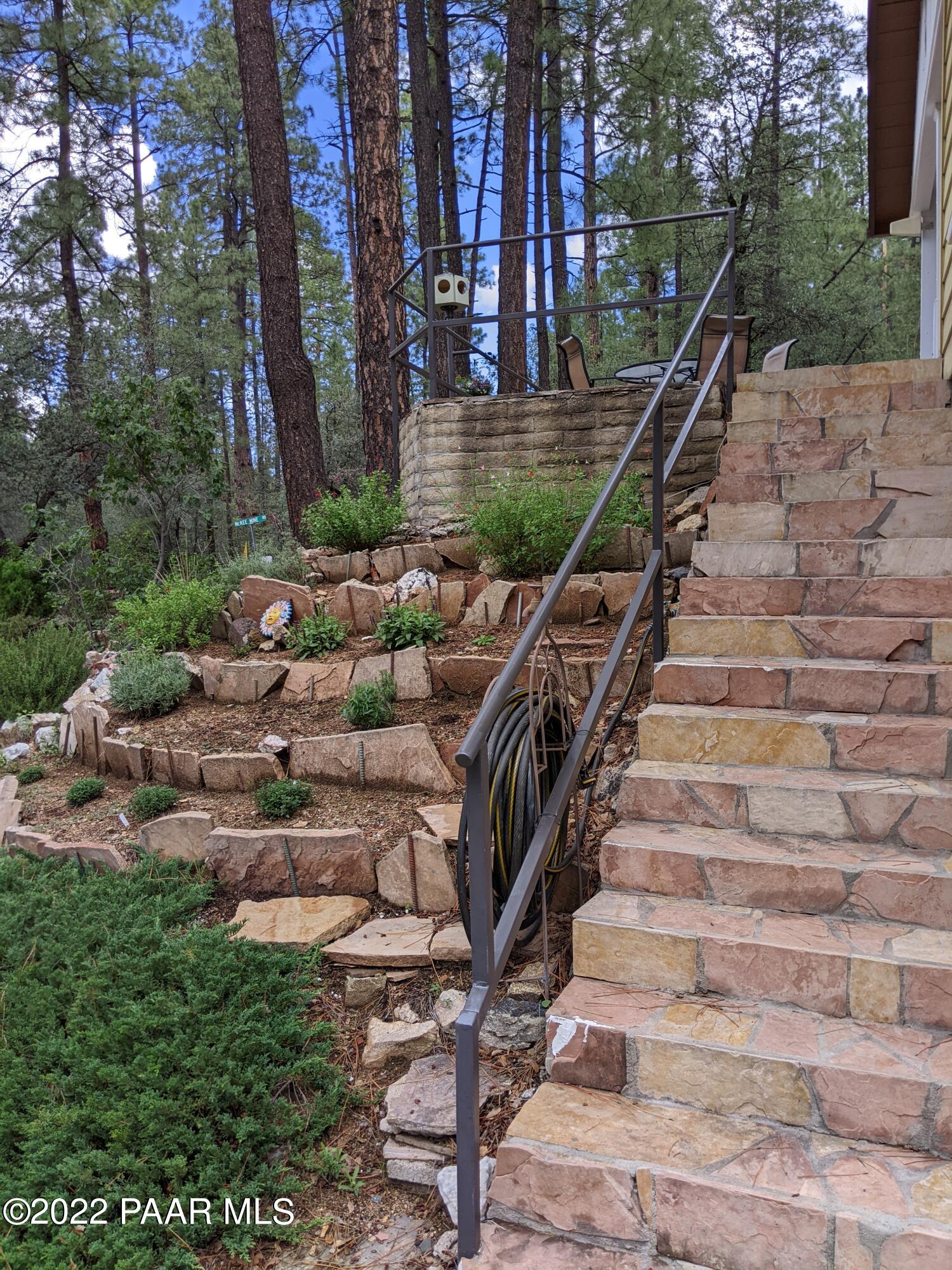 4939 South Kaibab Road Prescott, AZ 86303 - Photo 7 of 56 Front flagstone stairway