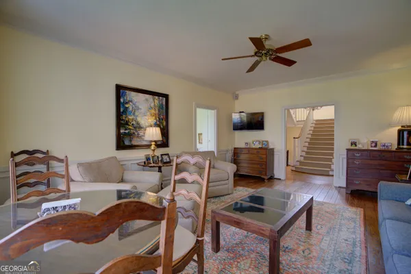 a view of a hallway with interior of the house