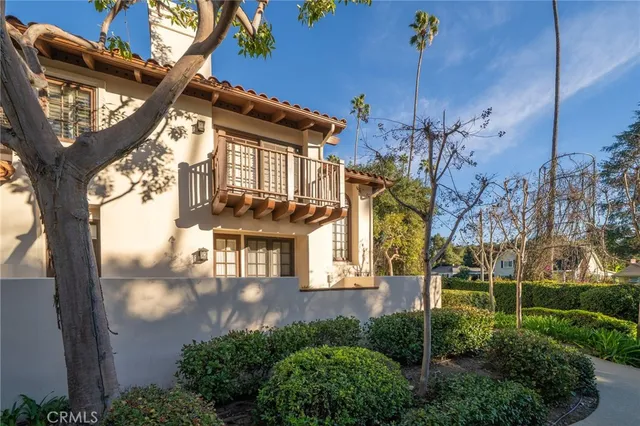 a view of a house with a garden