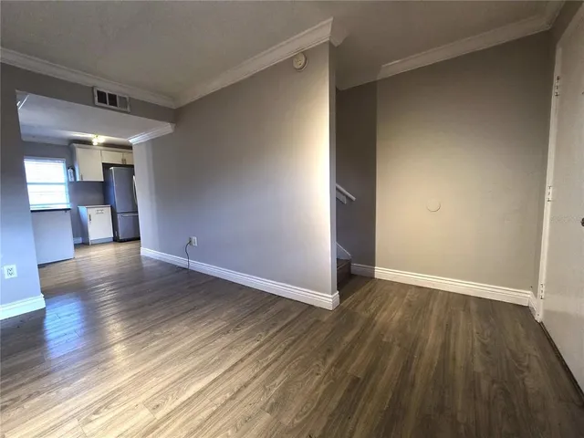wooden floor in an empty room