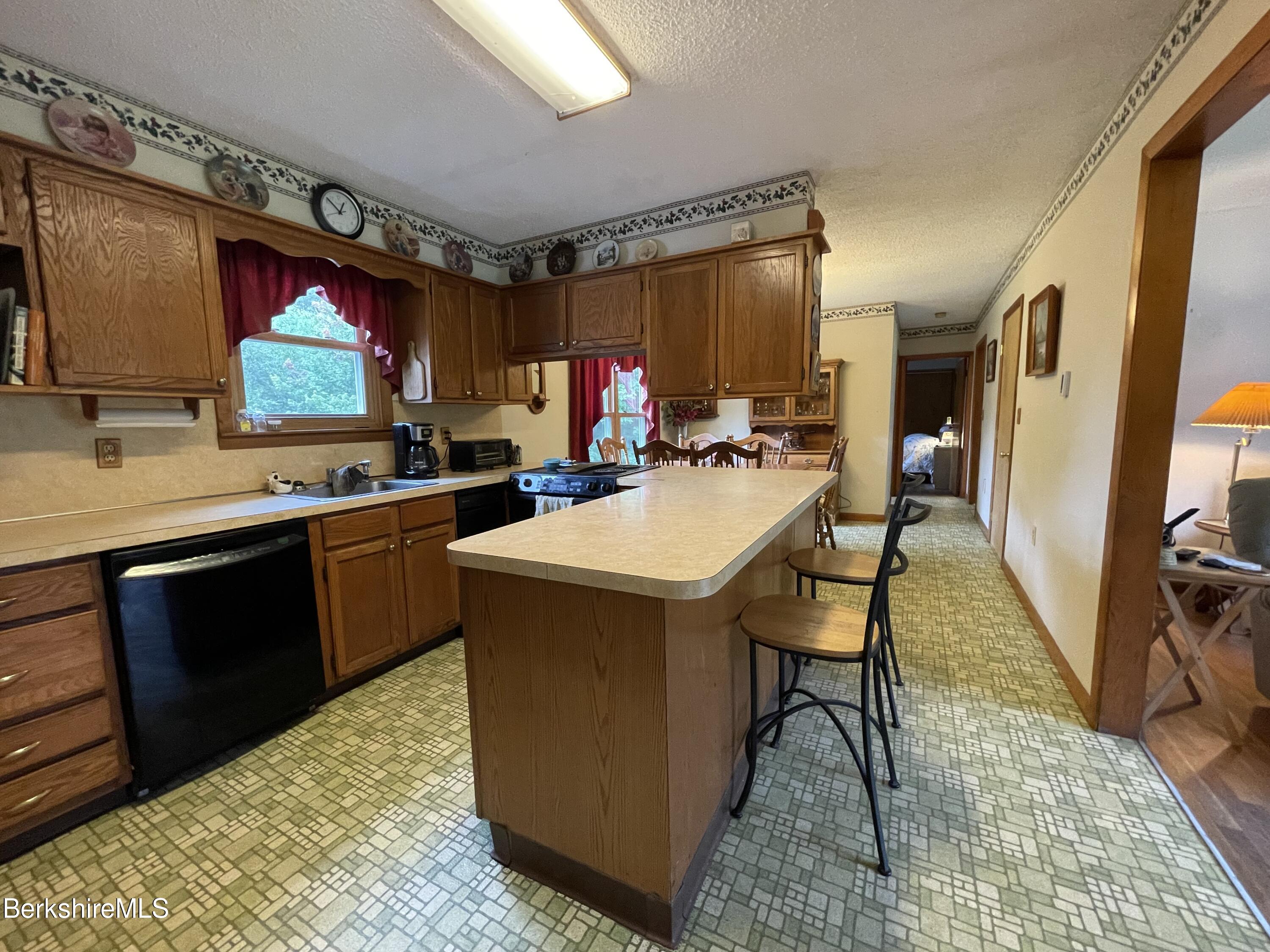 231 Central Shaft Road Florida, MA 01247 - Photo 4 of 21 a kitchen with sink cabinets and outdoor seating