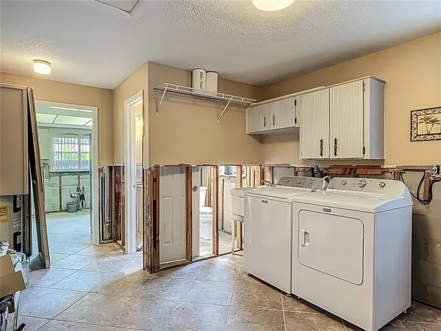 a view of storage and utility room