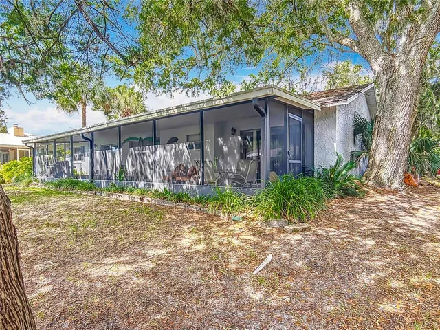 a house view with a lake view