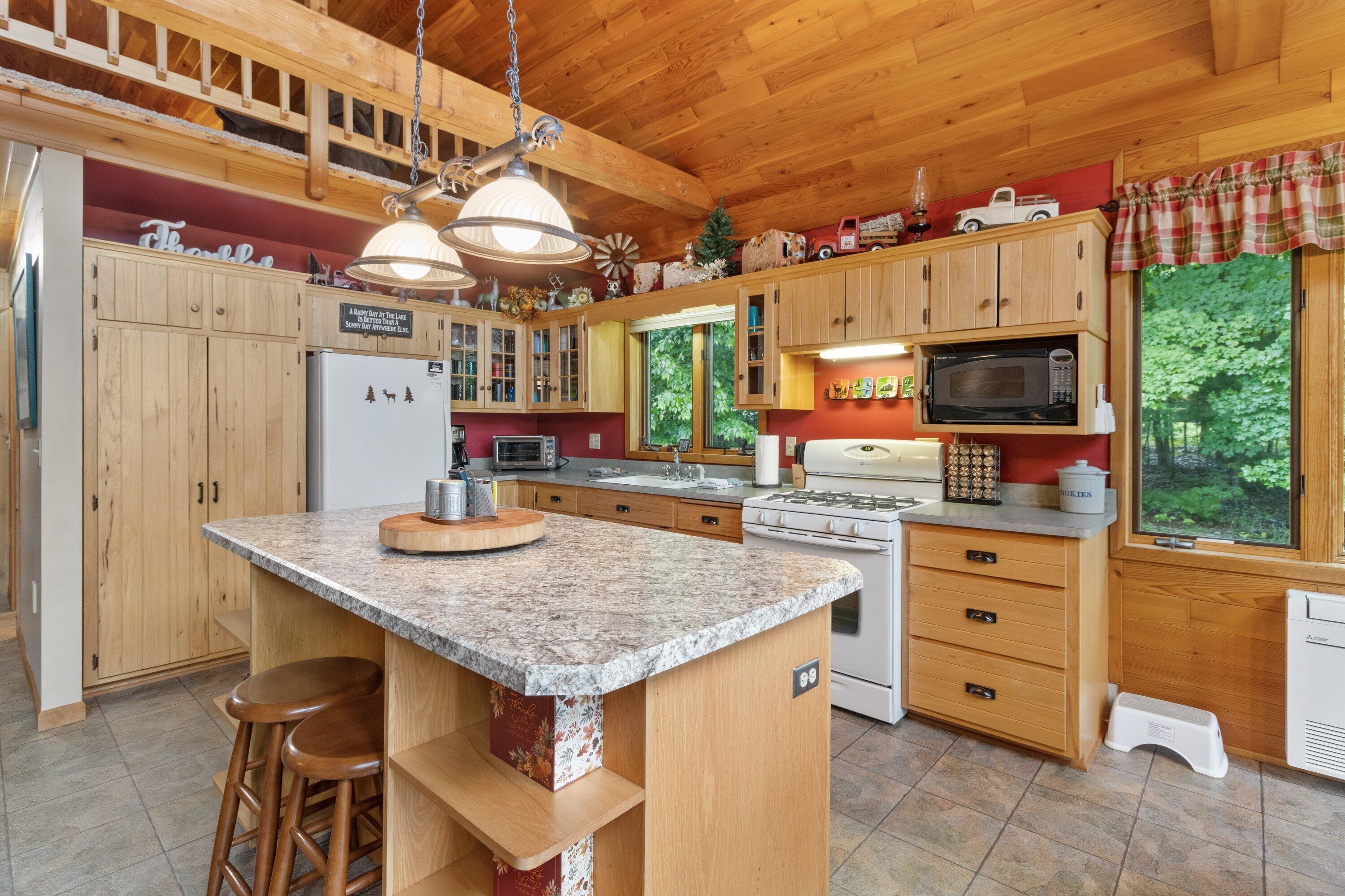 11098 East Halsey Lake Road Long Lake, WI 54542 - Photo 22 of 63 classic cedar interior
